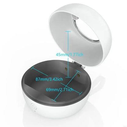 Y88D Travel Friendly Pacifier Sanitizer UVC Light Soother Sterilizer Box Cleaner Case